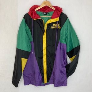 MTV raincoat bomber jacket